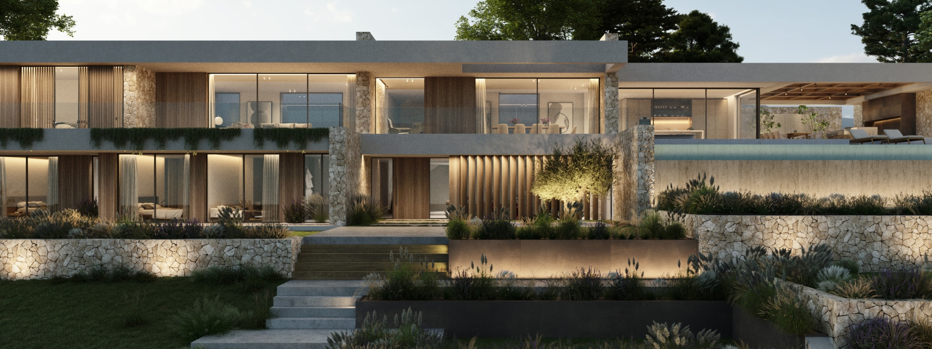 Villa AURA - Diseño arquitectónico exterior