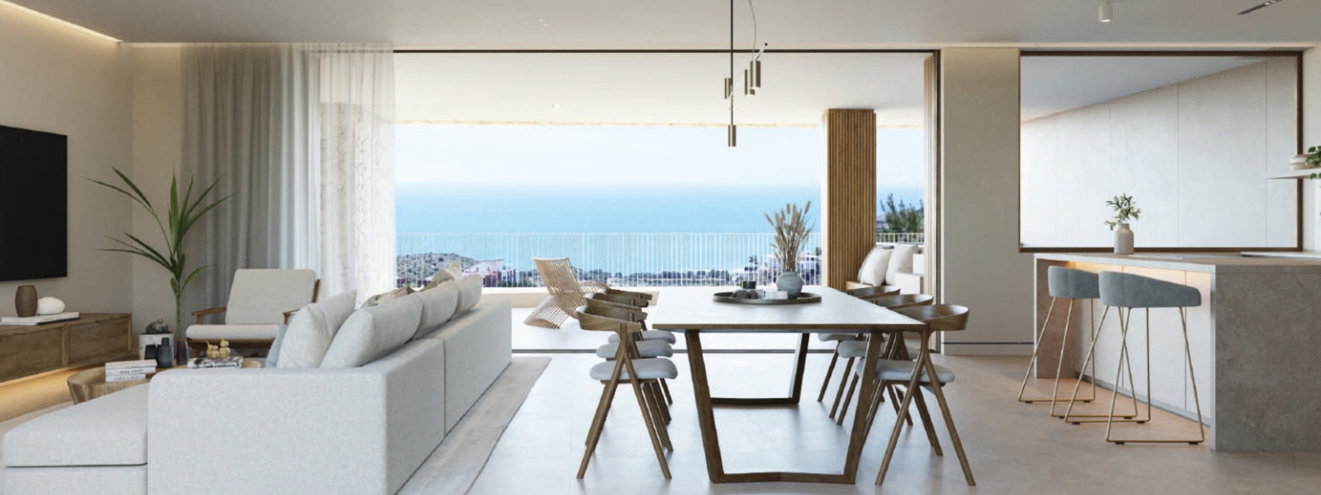 Andryala Residencial - Terraza y piscina